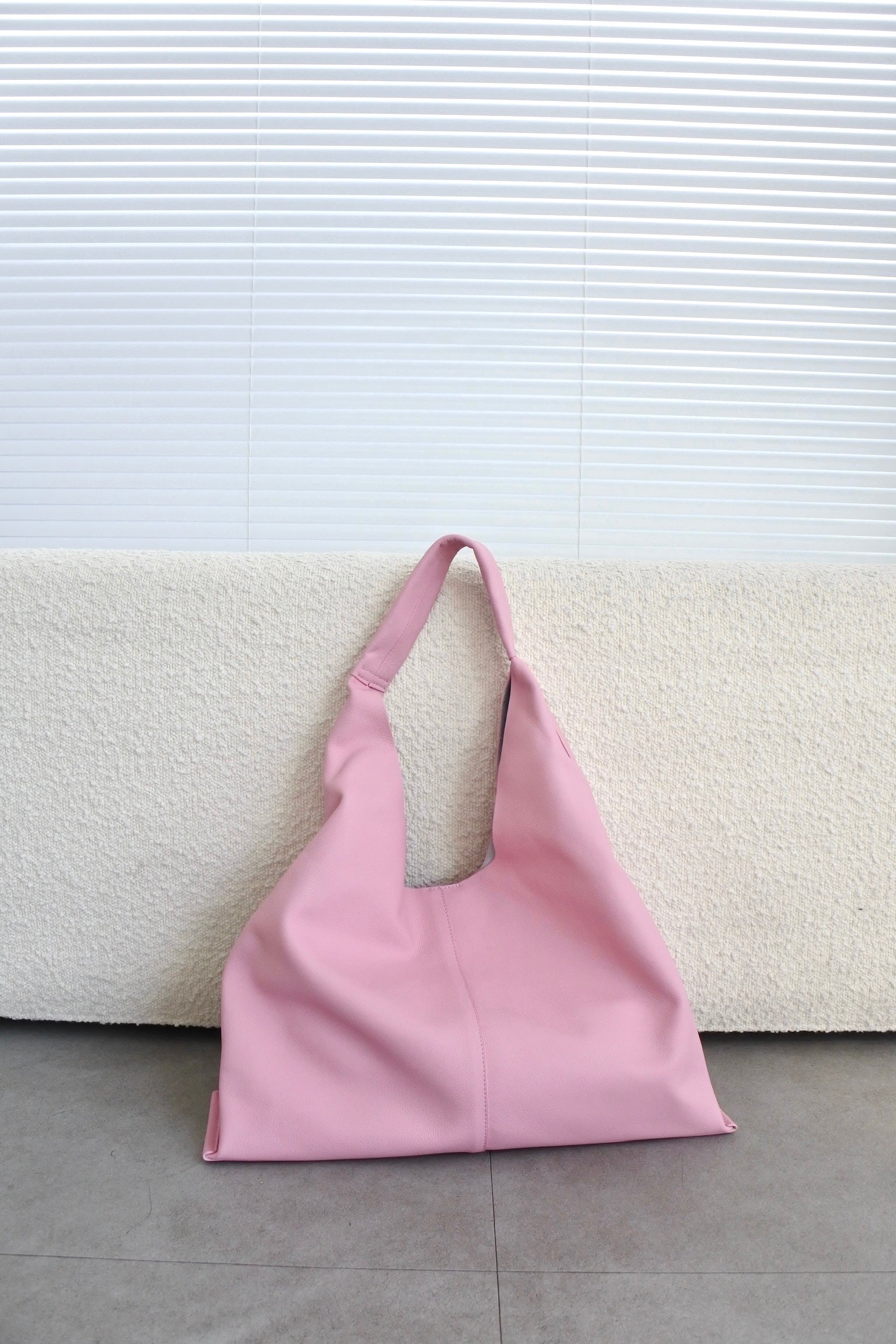 Pink Leather Hobo bag