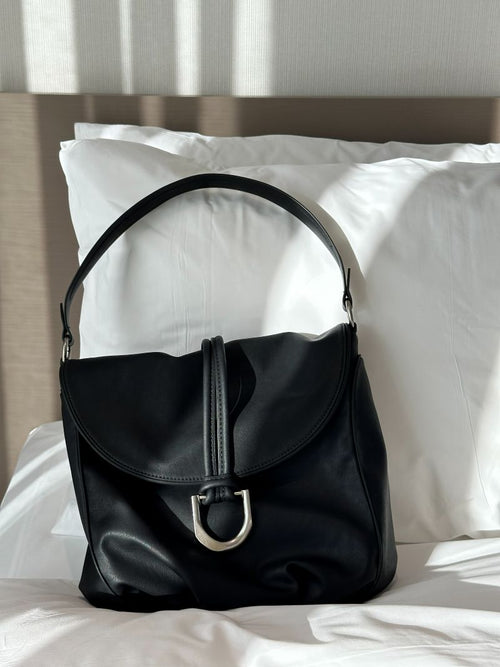 Black shoulder bag