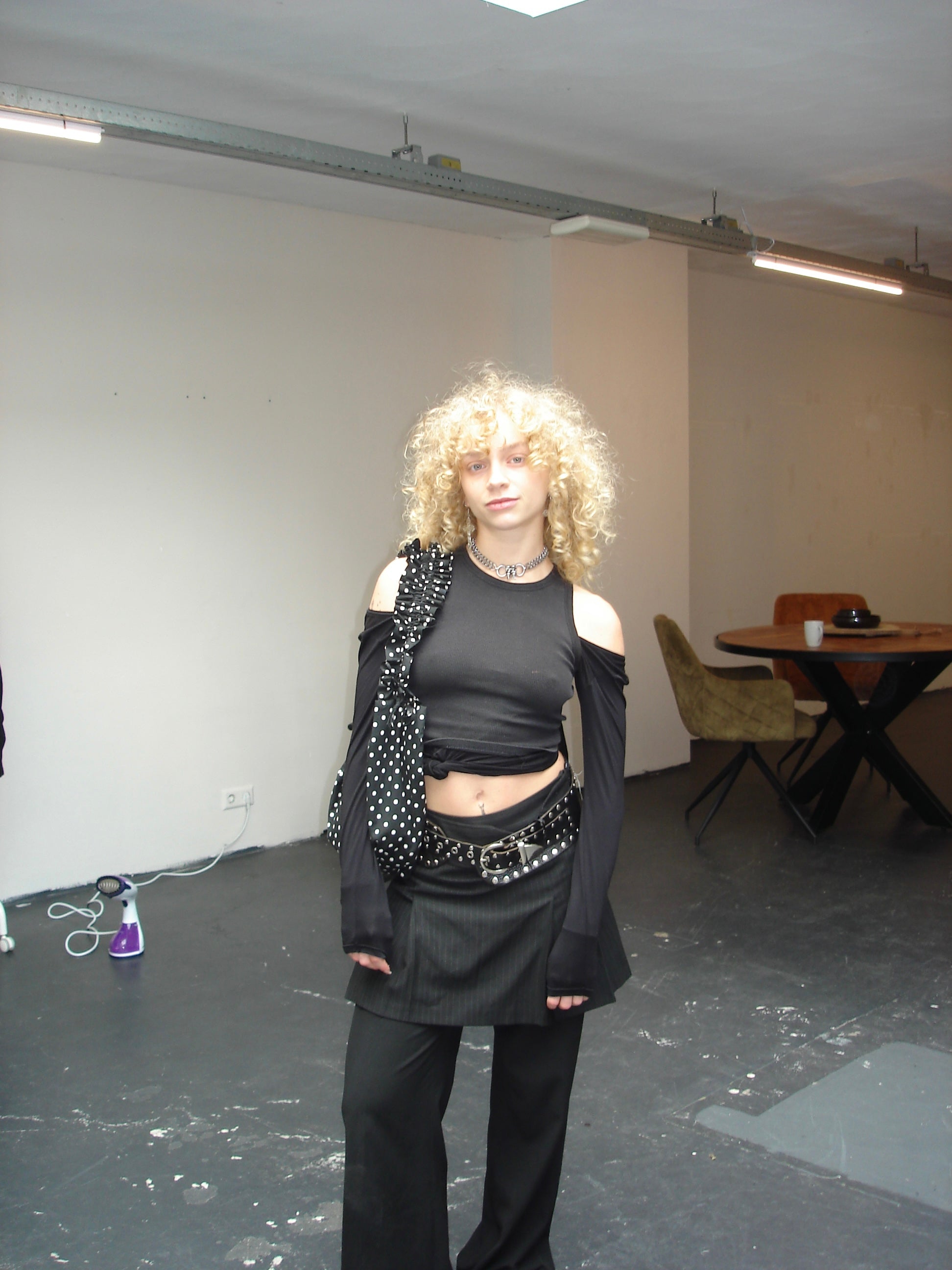 Polka Dot Ruffle bag