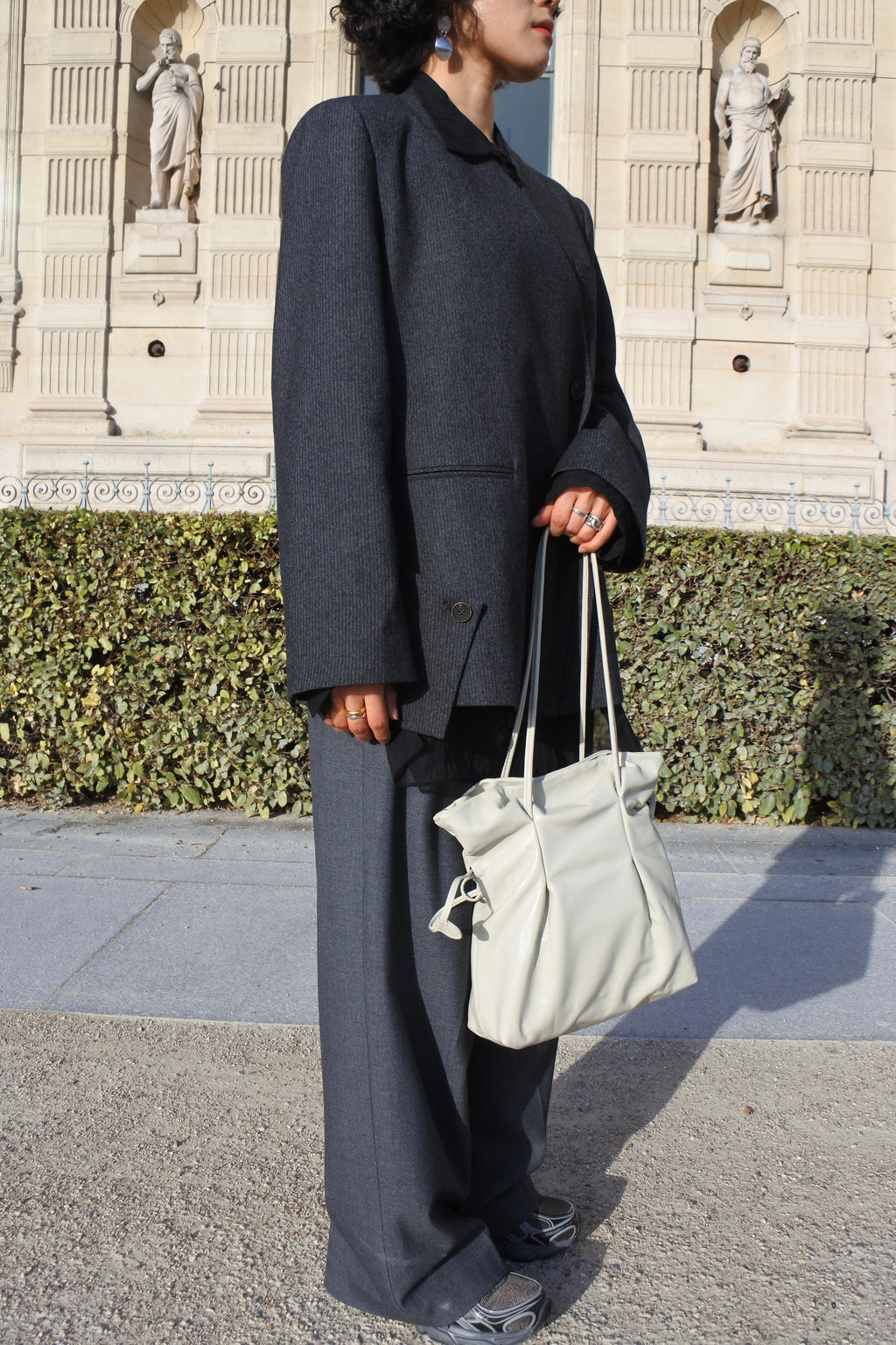 Eggshell French Leather Bag