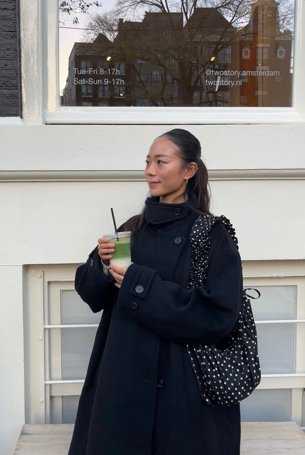 Polka Dot Ruffle bag