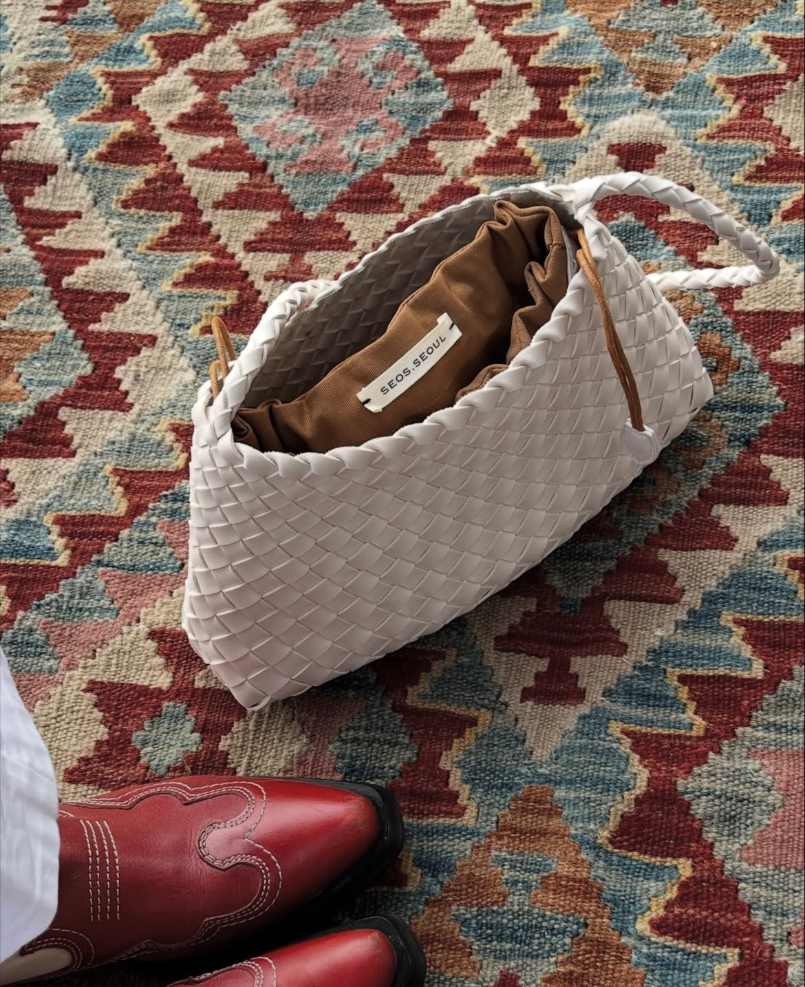 Bolso de mano Dragón Marfil